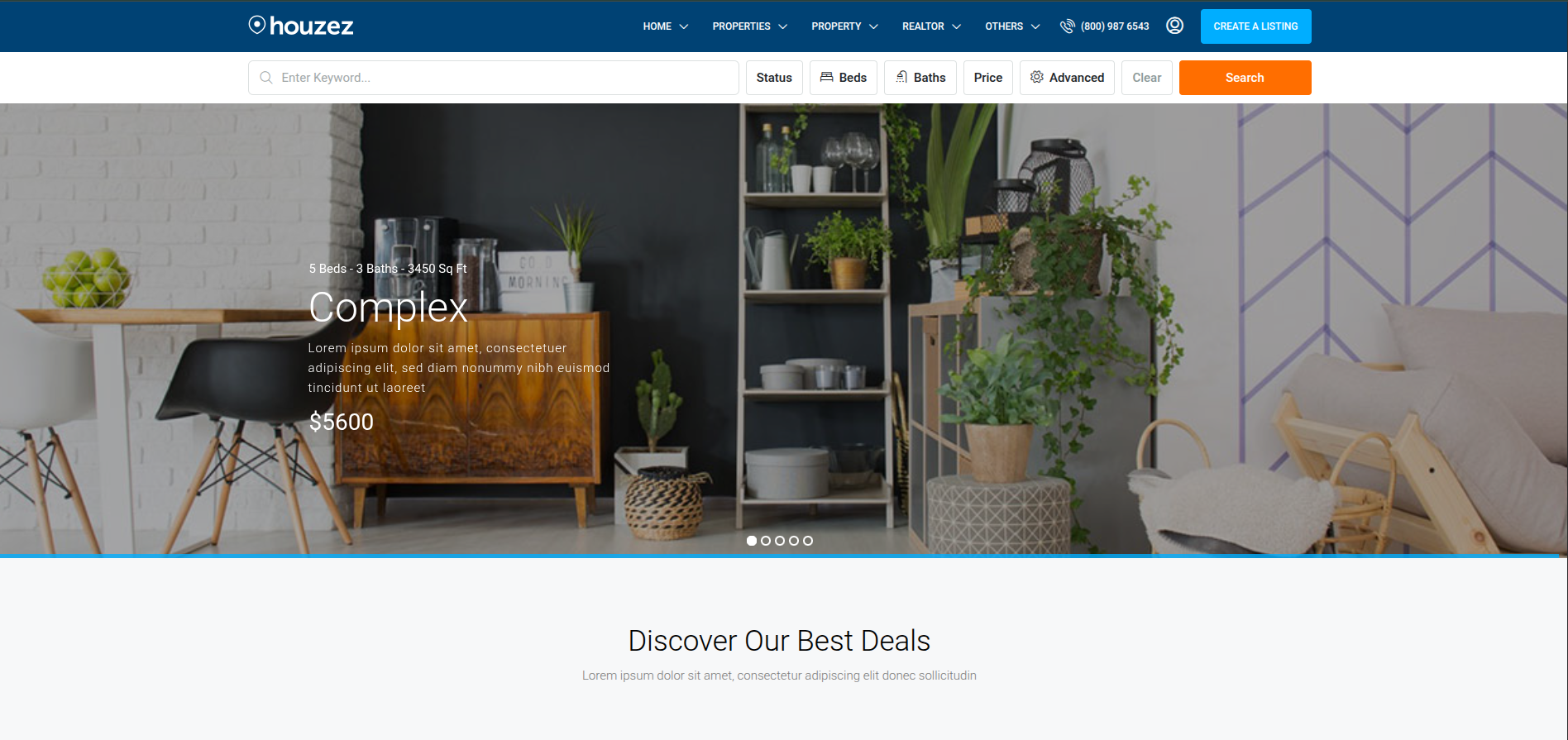 Real Estate Listing Platform